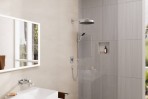 Hansgrohe Dušas galvas turētājs, E 39 cm ar taisnstūra kātu, hroms 4