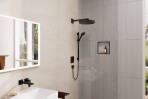 Hansgrohe Dušas galvas turētājs, E 39 cm, taisnstūra, Matt Black 4