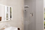 Hansgrohe Dušas galvas turētājs, E 39 cm, taisnstūra, Matt White 2