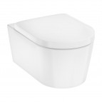 EluPura S WC без оправы с AquaChannel Flush + крышкой SC, Белый