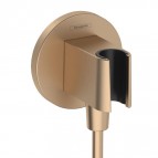 Hansgrohe Fixfit S dušas izvads ar turētāju, Brushed bronze