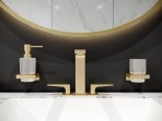 Hansgrohe Metropol 3 caurumu maisītājs 160 push-open, Gold 2