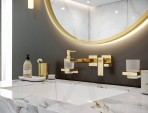 Hansgrohe Metropol izlietnes jaucējkrāns 225 mm, Gold 9