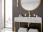 Hansgrohe Metropol izlietnes jaucējkrāns 230 push-open, Gold 2