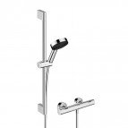 Hansgrohe Pulsify Select S Dušas sistēma 105, 3jet, 65 cm, Hroms