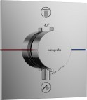 Hansgrohe ShowerSelect Comfort E Termostats, 2 funkcijas, hroms