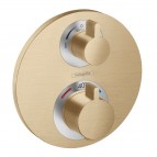 Hansgrohe Termostats Ecostat S, 2 funkcijas, Brushed bronze