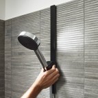 Hansgrohe WallStoris Sienas sliede 50 cm, Matt Black 3