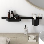 Hansgrohe WallStoris Vannas istabas komplekts, Matt Black 2