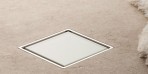 Dušas traps ar resti Confluo Standard Glass 8 Large, 150x150 mm, Balts 2