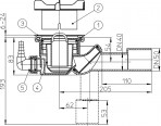 HL522V.0 Sifons dušas paliktnim 2