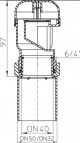 Hutterer & Lechner vakuumvārsts DN40 5.5l/s 2