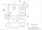 IB (U) 4040+1840 integrētā virtuves izlietne 3