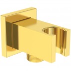 Ideal Standard dušas izvads/turētājs no sienas, Brushed Gold