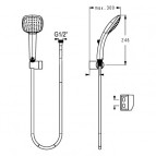 Ideal Standard Dušas klausule 100 mm 2