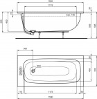 Ideal Standard i.Life vanna 150x70 cm, Balta 8