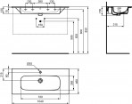 Ideal Standard Izlietne i.life A 104x46x15,5 cm, balts 15