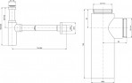 Ideal Standard sifons G 1¼, Hroms 2