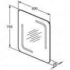 Ideal Standard spogulis 60 cm 2