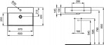 Ideal Standard Strada izlietne 60 cm, Balta 10