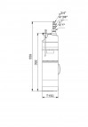 Iegremdējams ūdens apgādes sūknis SBA 3-35 M 240V 50Hz 15m 3