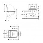  Modo Rimfree pods 350 x 515 mm ar SC vāku, Balts 4