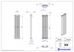 Instal Projekt Deko radiators Afro New 2, 120/13, balts 3