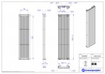 Instal Projekt Deko radiators Afro New 2, 160/18, balts 2