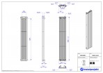 Instal Projekt Deko radiators Afro New 2, 180/13, balts 3