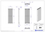 Instal Projekt Deko radiators Afro New X 2, 120/18, balts 2