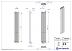 Instal Projekt Deko radiators Afro New X 2, 180/13, balts 4