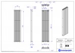 Instal Projekt Deko radiators Afro New X 2, 180/18, balts 3