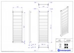 Instal Projekt Dvieļu žāvētājs apkurei Belti 50/160, balts 7