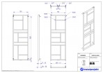 Instal Projekt Dvieļu žāvētājs apkurei Mondrian 60/170, balts 5