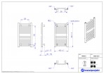 Instal Projekt Dvieļu žāvētājs apkurei OMEGA R 40/70, balts 3