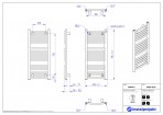 Instal Projekt Dvieļu žāvētājs apkurei OMEGA R 40/90, balts 4