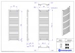 Instal Projekt Dvieļu žāvētājs apkurei OMEGA R 60/170, balts 3