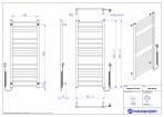 Instal Projekt elektr.dvieļu žāvētājs VIKING ELECTRO 50/120, balts 6