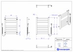 Instal Projekt elektr.dvieļu žāvētājs VIKING ELECTRO 50/70, balts 6