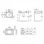 Izlietne Beyond FINECERAMIC® 58.5x45.5 cm, balta 2