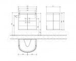 Izlietnes skapītis Subway 2.0  636x590x478 mm 2