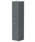 КАМE Gama Высокий шкаф, 160 x 35 см, Matt grey