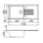 Tekno 480 virtuves izlietne 2