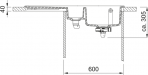 Mythos MTK 651-100 virtuves izlietne, 1000x510 mm, PushKnob vadība 9