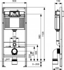 Komplekts Rāmis TECEbase + pods Architec Rimless + SC vāks + Taustiņš  9