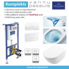 Komplekts ViConnect ramis + Subway 3.0 TwistFlush WC piekaramais pods