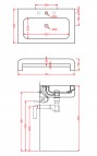 LA FONTANA izlietne 75x45 cm ,white 3