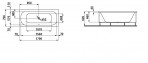 Laufen Solutions vanna,170x75 cm 2