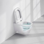 Laufen Kartell piekaramais WC pods Rimless/Silent Fush + SC vāks,balts 6