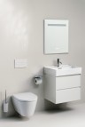 Laufen Kartell piekaramais WC pods Rimless/Silent Fush + SC vāks,balts 3